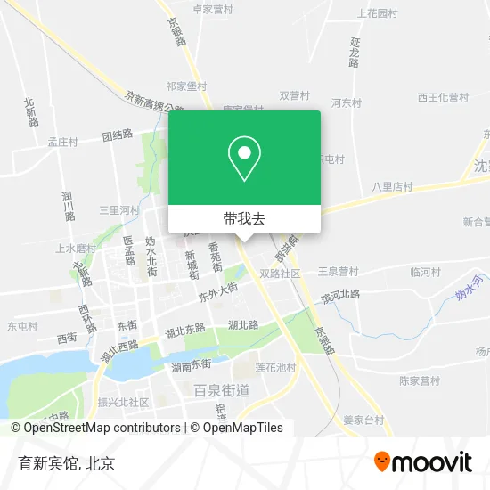 育新宾馆地图