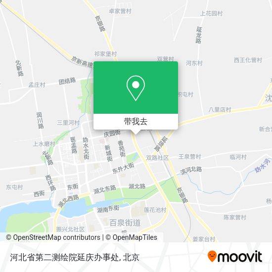 河北省第二测绘院延庆办事处地图