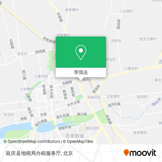 延庆县地税局办税服务厅地图