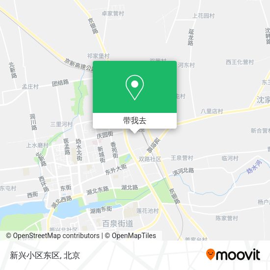新兴小区东区地图