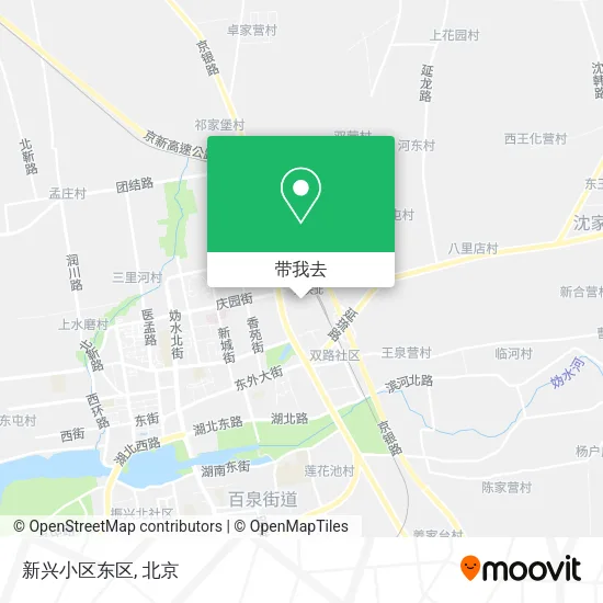 新兴小区东区地图