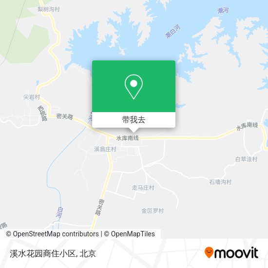溪水花园商住小区地图