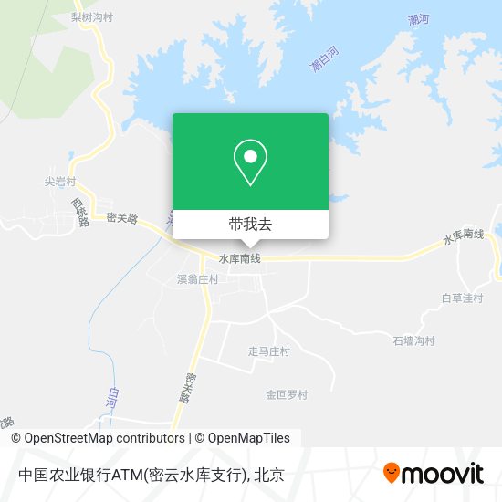 中国农业银行ATM(密云水库支行)地图