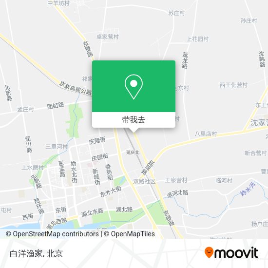 白洋渔家地图