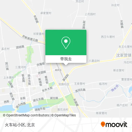 火车站小区地图