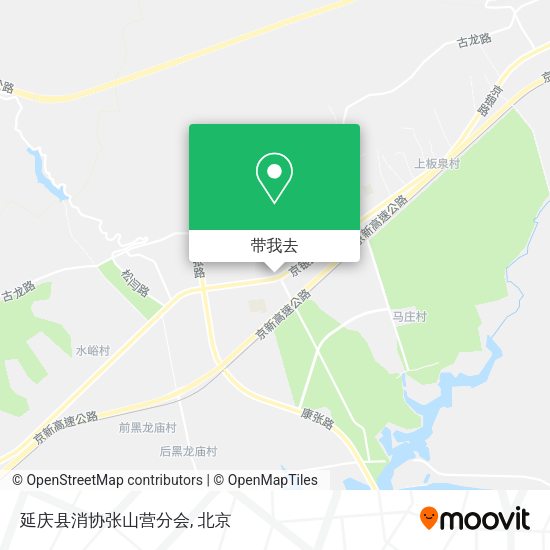 延庆县消协张山营分会地图