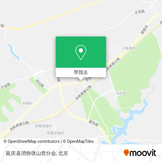 延庆县消协张山营分会地图