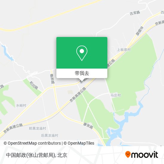 中国邮政(张山营邮局)地图