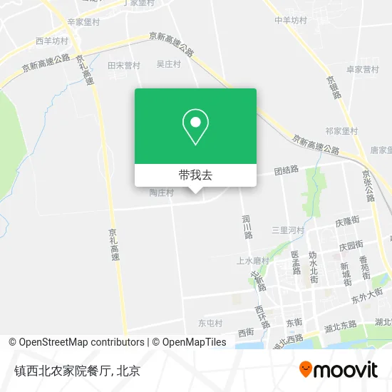 镇西北农家院餐厅地图