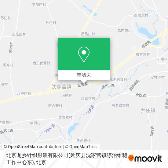 北京龙乡针织服装有限公司(延庆县沈家营镇综治维稳工作中心东)地图
