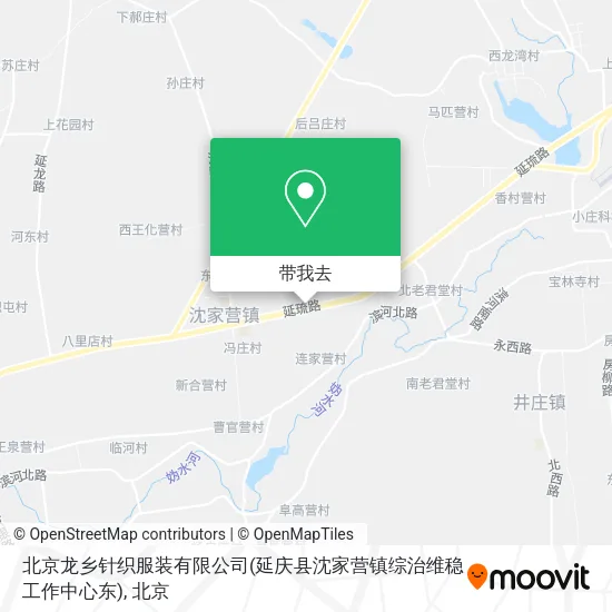 北京龙乡针织服装有限公司(延庆县沈家营镇综治维稳工作中心东)地图