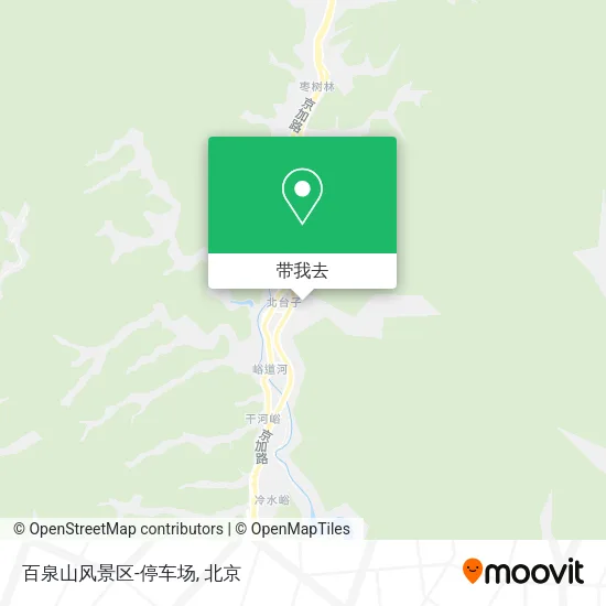 百泉山风景区-停车场地图