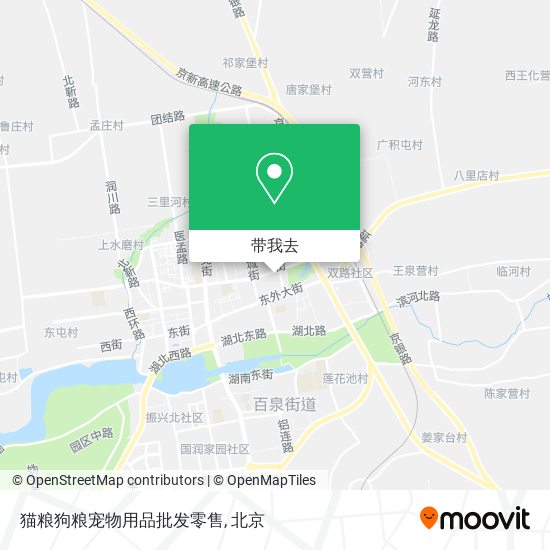 猫粮狗粮宠物用品批发零售地图