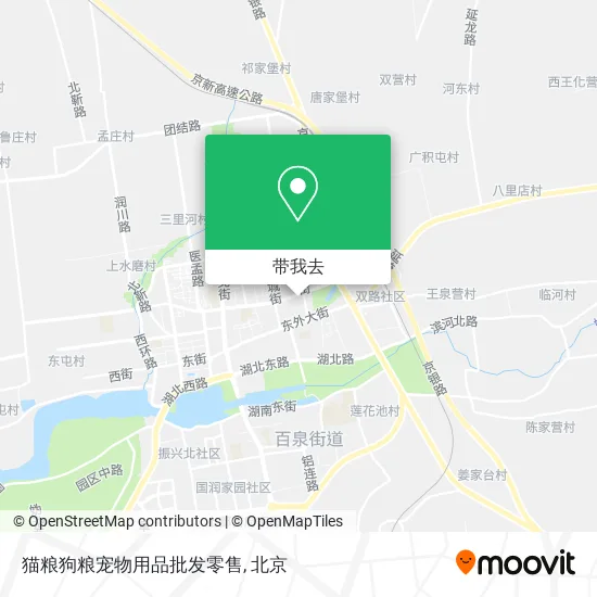 猫粮狗粮宠物用品批发零售地图