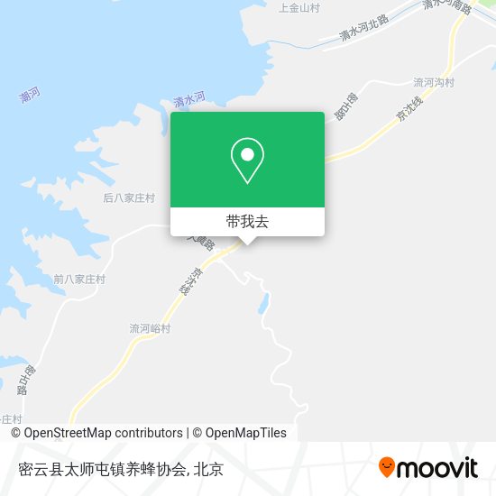 密云县太师屯镇养蜂协会地图