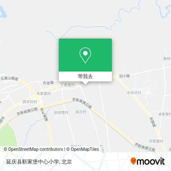 延庆县靳家堡中心小学地图