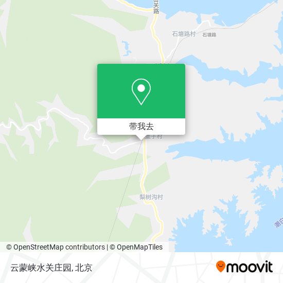 云蒙峡水关庄园地图