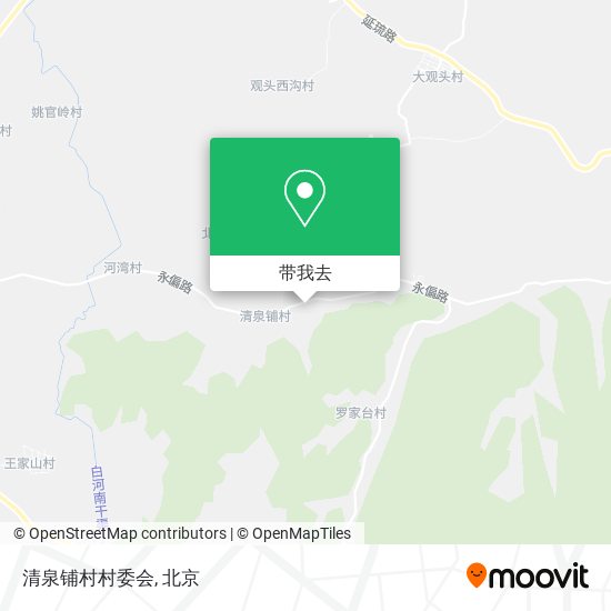 清泉铺村村委会地图