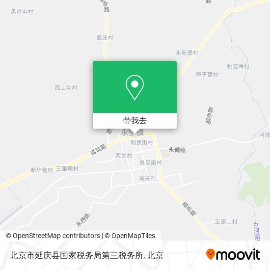 北京市延庆县国家税务局第三税务所地图