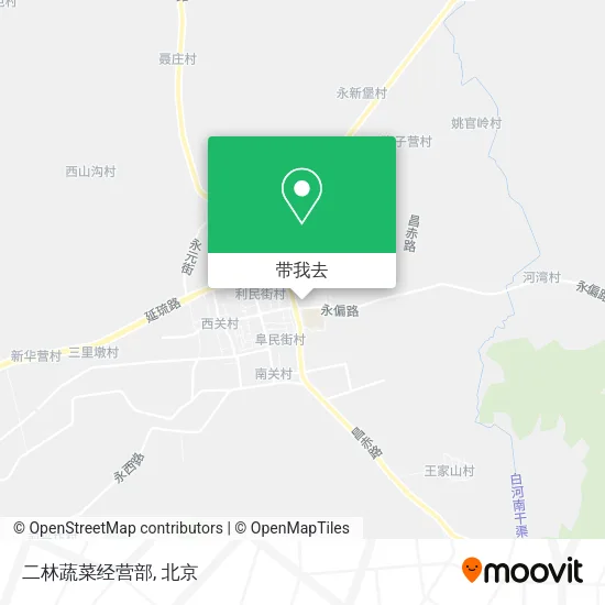 二林蔬菜经营部地图