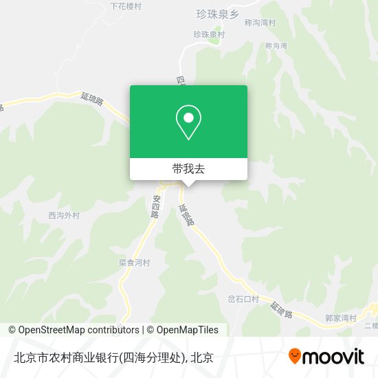 北京市农村商业银行(四海分理处)地图