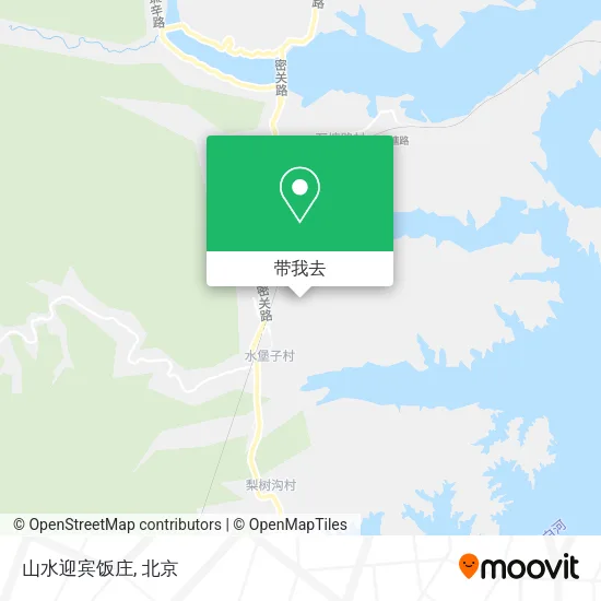 山水迎宾饭庄地图