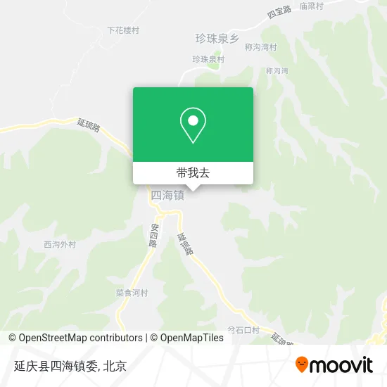 延庆县四海镇委地图