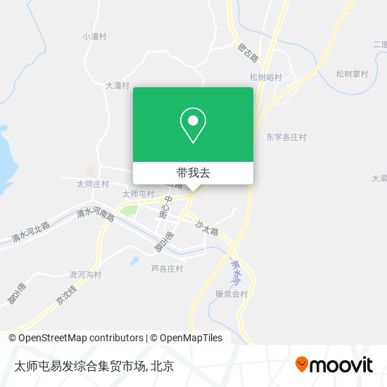 太师屯易发综合集贸市场地图