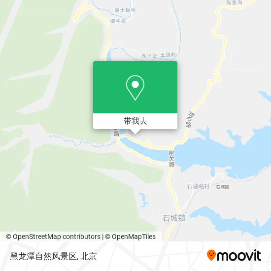 黑龙潭自然风景区地图