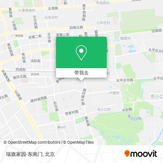 瑞旗家园-东南门地图