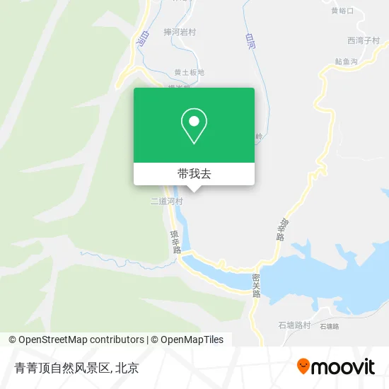 青菁顶自然风景区地图