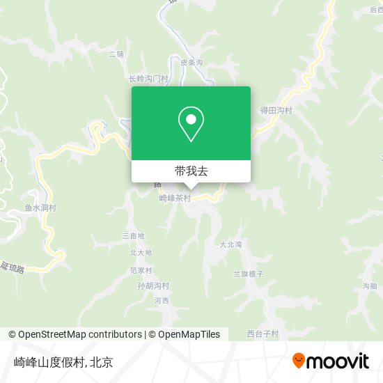 崎峰山度假村地图