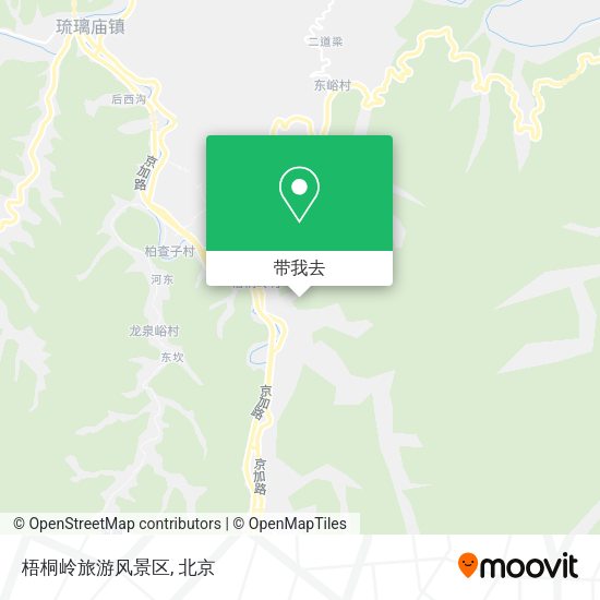 梧桐岭旅游风景区地图