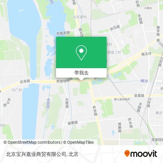 北京宝兴嘉业商贸有限公司地图