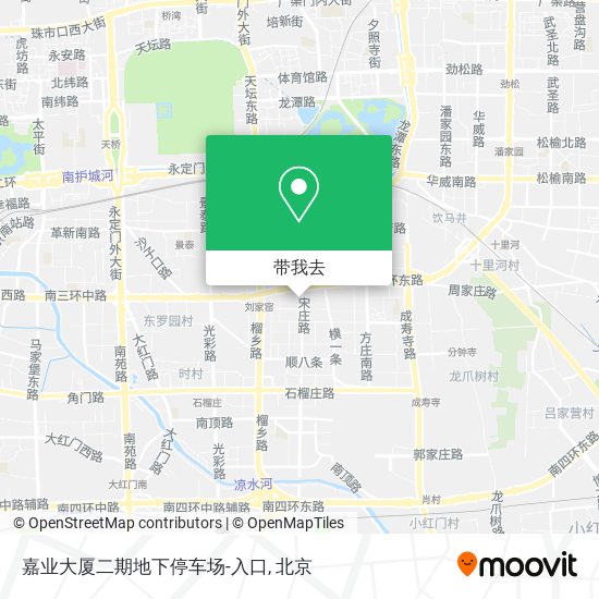 嘉业大厦二期地下停车场-入口地图