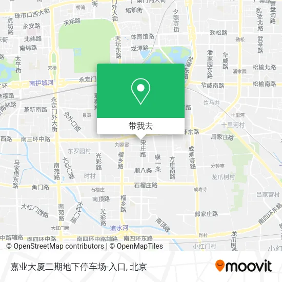 嘉业大厦二期地下停车场-入口地图