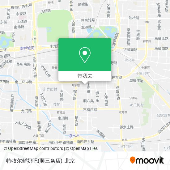特牧尔鲜奶吧(顺三条店)地图