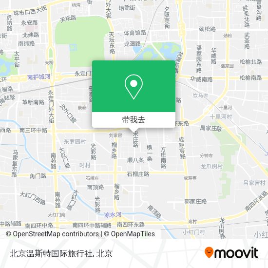 北京温斯特国际旅行社地图