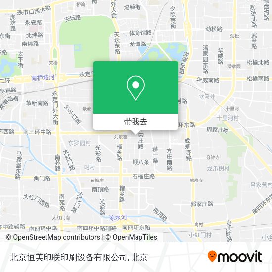 北京恒美印联印刷设备有限公司地图