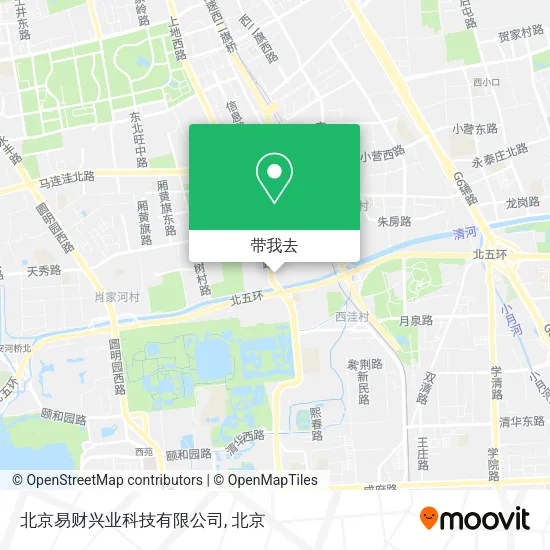 北京易财兴业科技有限公司地图