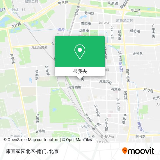 康宜家园北区-南门地图