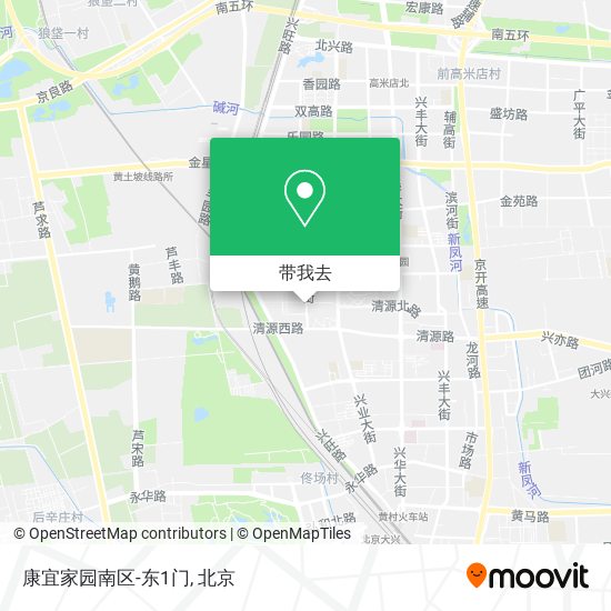 康宜家园南区-东1门地图