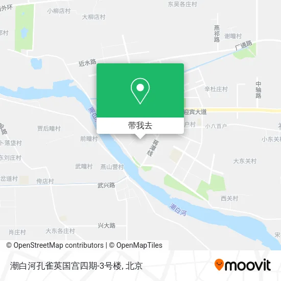 潮白河孔雀英国宫四期-3号楼地图