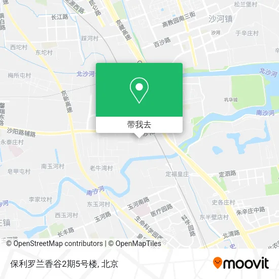 保利罗兰香谷2期5号楼地图