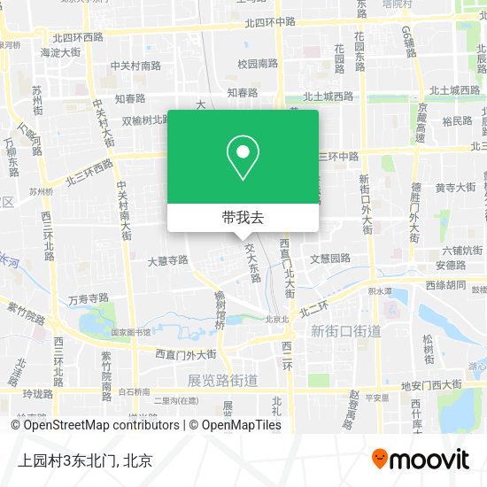 上园村3东北门地图