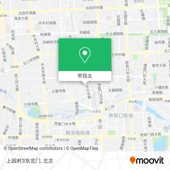 上园村3东北门地图