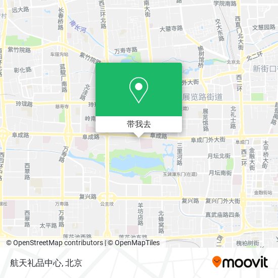 航天礼品中心地图
