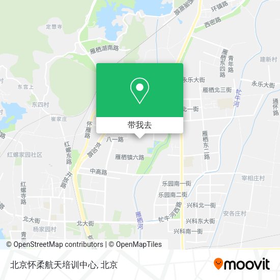 北京怀柔航天培训中心地图