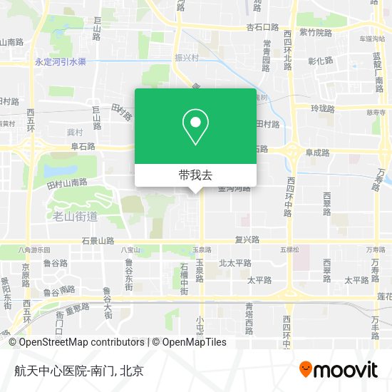 航天中心医院-南门地图
