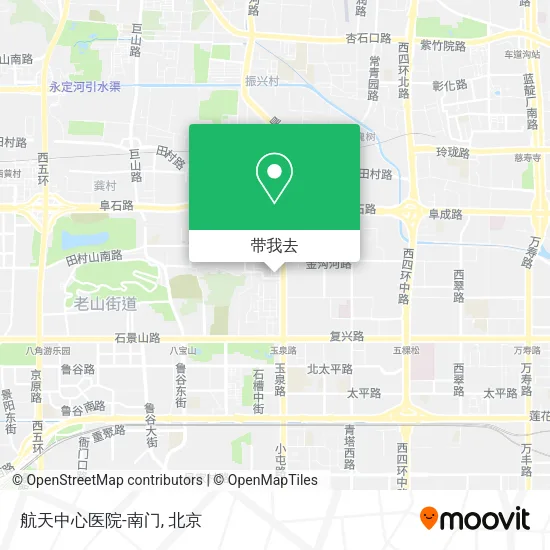 航天中心医院-南门地图